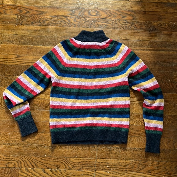 Abercrombie & Fitch Striped Mock-neck Sweater - Picture 6 of 8